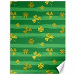 St Patricks Golden Shamrocks Canvas 36  x 48 