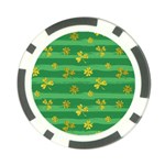 St Patricks Golden Shamrocks Poker Chip Card Guard