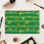 St Patricks Golden Shamrocks Cosmetic Bag (Large)