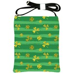 St Patricks Golden Shamrocks Shoulder Sling Bag