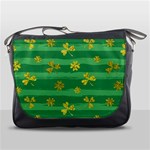 St Patricks Golden Shamrocks Messenger Bag