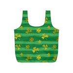 St Patricks Golden Shamrocks Full Print Recycle Bag (S)