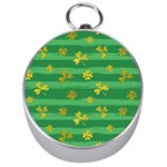 St Patricks Golden Shamrocks Silver Compass