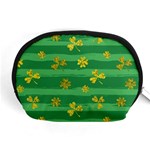 St Patricks Golden Shamrocks Accessory Pouch (Medium)