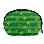 St Patricks Golden Shamrocks Accessory Pouch (Large)