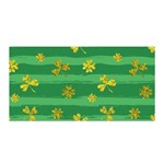 St Patricks Golden Shamrocks Satin Wrap