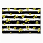 st patricks black white clover Postcards 5  x 7  (Pkg of 10)