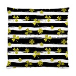 st patricks black white clover Standard Cushion Case (One Side)