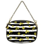 st patricks black white clover Chain Purse (Two Sides)