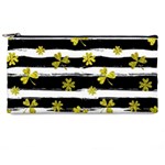 st patricks black white clover Pencil Case