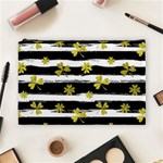 st patricks black white clover Cosmetic Bag (Large)