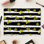 st patricks black white clover Cosmetic Bag (XL)