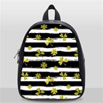 st patricks black white clover School Bag (Small)