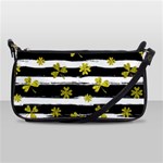 st patricks black white clover Shoulder Clutch Bag