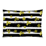 st patricks black white clover Pillow Case (Two Sides)