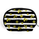 st patricks black white clover Accessory Pouch (Medium)