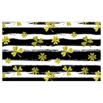 st patricks black white clover Samsung Note 4 Hardshell Back Case