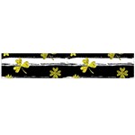 st patricks black white clover Flano Scarf (Large)