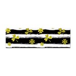 st patricks black white clover Sticker (Bumper)