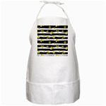 st patricks black white clover BBQ Apron