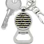 st patricks black white clover Bottle Opener Key Chain