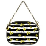 st patricks black white clover Chain Purse (One Side)