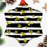 st patricks black white clover Ornament (Snowflake)