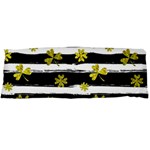 st patricks black white clover Body Pillow Case (Dakimakura)