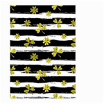 st patricks black white clover Large Garden Flag (Two Sides)