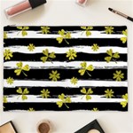 st patricks black white clover Cosmetic Bag (XXL)