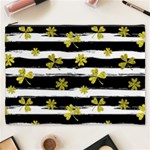 st patricks black white clover Cosmetic Bag (XXXL)