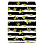 st patricks black white clover Removable Flap Cover (L)