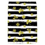 st patricks black white clover Removable Flap Cover (S)