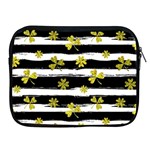 st patricks black white clover Apple iPad Zipper Case