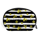 st patricks black white clover Accessory Pouch (Large)