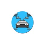 blue Delorean Golf Ball Marker