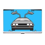 blue Delorean Business Card Holder