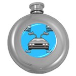 blue Delorean Hip Flask (5 oz)