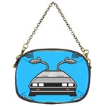 blue Delorean Chain Purse (One Side)