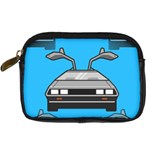 blue Delorean Digital Camera Leather Case