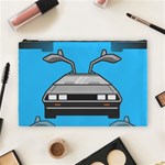 blue Delorean Cosmetic Bag (Large)