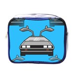 blue Delorean Mini Toiletries Bag (One Side)