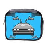 blue Delorean Mini Toiletries Bag (Two Sides)