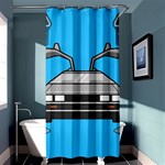 blue Delorean Shower Curtain 36  x 72  (Stall)