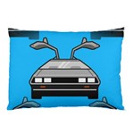 blue Delorean Pillow Case (Two Sides)