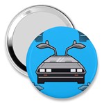 blue Delorean 3  Handbag Mirror