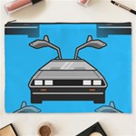 blue Delorean Cosmetic Bag (XXXL)