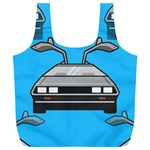 blue Delorean Full Print Recycle Bag (XL)