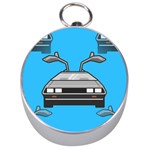 blue Delorean Silver Compass