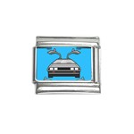 blue Delorean Italian Charm (9mm)